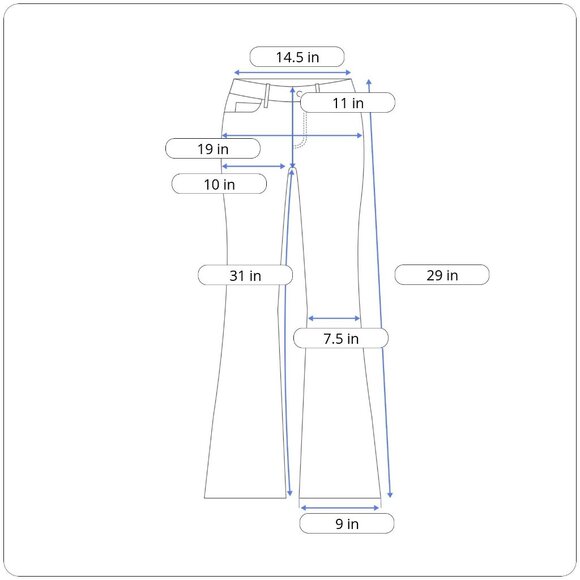 Lucky Brand Men’s Dark Blue Knox Sweet N Low Boot Cut Sz 27 - Picture 11 of 11